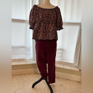 Old Navy Women’s Pixie High-Rise Pants - Purple (Size 12)